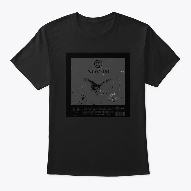 SWITCH YOUR LANE BUTTERFLY T-SHIRT B&W